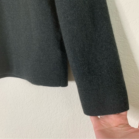 Cos Mens charcoal wool/yak turtleneck sweatshirt XL - Picture 2 of 7